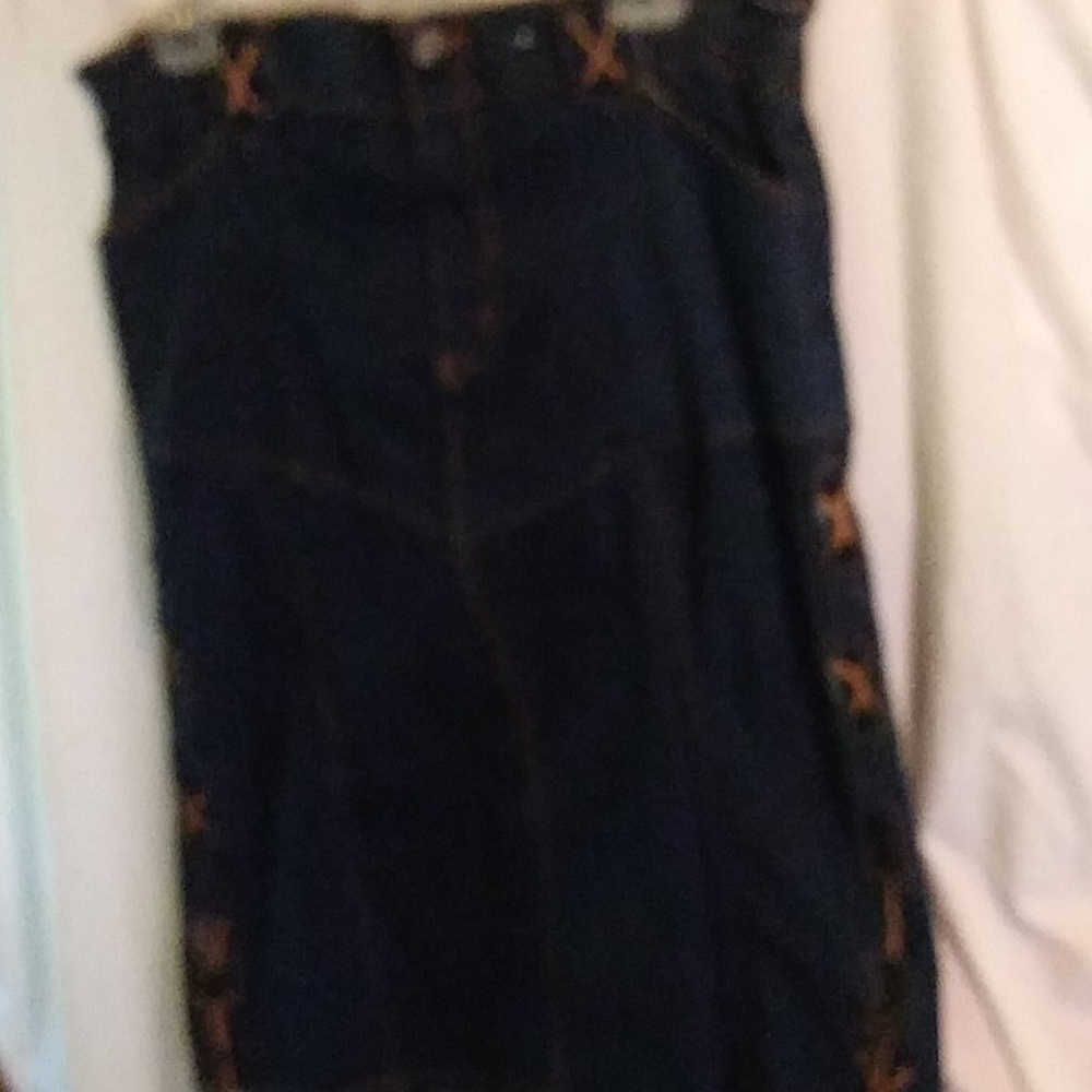 14 Starwear lace-up side front /back Pockets Skirt